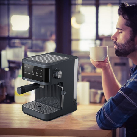 Mutoy Mutoy Kaffeevollautomat Kaffeevollautomat,Espresso Siebtragermaschine 20 Bar, Kaffeemaschine fur den Hausgebrauch, 850W, 1,8 Liter Wassertank  Полностью автоматическая кофемашина Mutoy, эспрессо-портафильтр на 20 бар, кофемашина для домашнего исполь