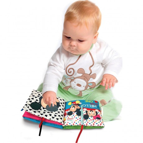Clementoni Disney Baby Stoff-Buch Диснеевская книга о детских вещах