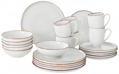 Landscape Landscape Kombiservice 24-tlg. BERGEN beige Ландшафтный комбинированный сервиз 24 шт. БЕРГЕН