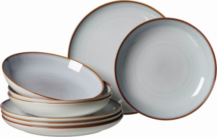 Ritzenhoff & Breker Ritzenhoff & Breker Tafelservice 8-tlg. PORTOFINO grau Сервиз Ritzenhoff &amp; Breker 8 предметов. ПОРТОФИНО