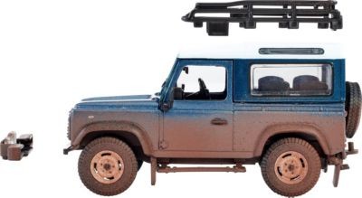 TOMY Muddy Land Rover Defender (1:32) Грязный Land Rover Defender (1:32)