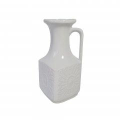 Ваза винтажная Royal KPM Bavaria с ручкой, квадратная форма, небольшая, фарфор, 13 см, Германия, 1970-80гг.