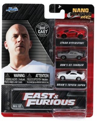 Jada Fast  Furious 3-Pack Nano Cars Wave 4 Fast Furious 3 Pack Nano Cars Wave 4