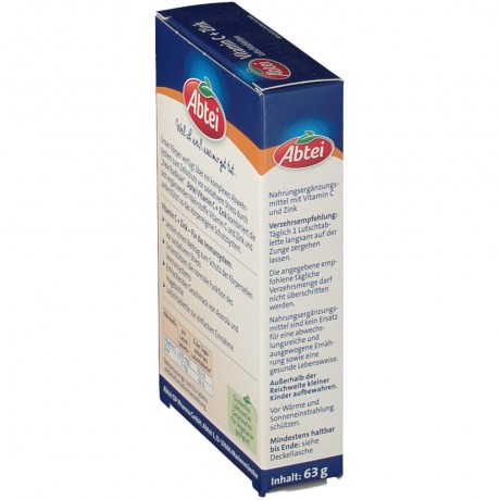 Abtei (Абтай) Vitamin C + Zink 30 шт