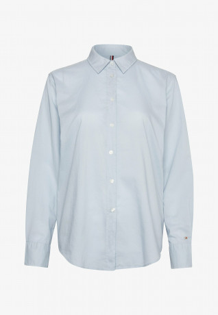Tommy Hilfiger Button-down blouse breezy blue Блузка на пуговицах свежий синий