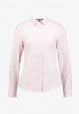 Tommy Hilfiger HERITAGE SLIM FIT Button-down blouse pink HERITAGE SLIM FIT Блуза на пуговицах розовый