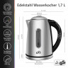 T24 T24 Wasserkocher Edelstahl Wasserkocher mit LED, LCD-Display, 40°-100°Warmhaltefunktion, 1.7 l, 2200 W  Чайник T24 Чайник из нержавеющей стали со светодиодной подсветкой, ЖК-дисплеем, функцией поддержания тепла 40°-100°, 1,7 л, 2200 Вт