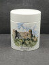 Банка для хранения винтажная AK Kaiser "Гейдельбергский замок", цилиндрической формы, фарфор, 10 х 8 см, Германия, 1970-80гг.