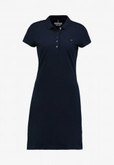 Tommy Hilfiger HERITAGE SLIM DRESS Day dress midnight HERITAGE SLIM DRESS Повседневное платье полночь