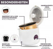 Reishunger Reishunger Reiskocher Reiskocher, 500 W, Mit Dampfgarfunktion Warmhaltefunktion Schwarz Рисоварка Reishunger рисоварка, 500 Вт, с функцией приготовления на пару, функцией поддержания тепла