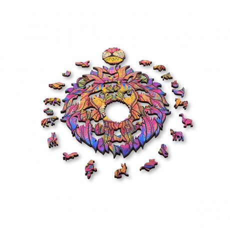 ANIWOOD Holz-Puzzle Lowe M (150 Teile) Деревянный пазл Lowe M (150 деталей)