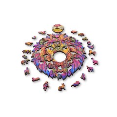 ANIWOOD Holz-Puzzle Lowe M (150 Teile) Деревянный пазл Lowe M (150 деталей)