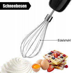 COSTWAY COSTWAY Stabmixer, 500ml Aufsatz, 700ml Becherglas, Schneebesen, 2 Tempos  Ручной блендер COSTWAY, насадка 500 мл, стакан 700 мл, венчик, 2 скорости