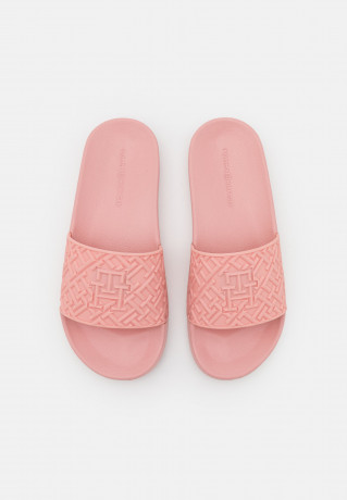 Tommy Hilfiger MONOGRAM POOL SLIDE Mules soothing pink ГОРКА ДЛЯ БАССЕЙНА MONOGRAM Мюли успокаивающий розовый