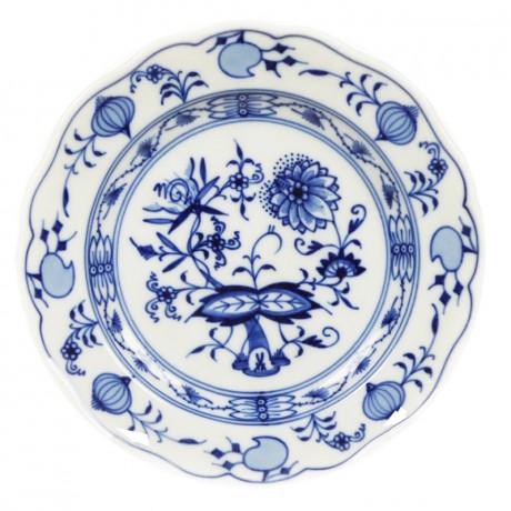 Meissen Meissen Zwiebelmuster kobaltblau - weisser Rand Teller 14 cm Мейсен луковый узор кобальтово-синий - белый край тарелки 14 см
