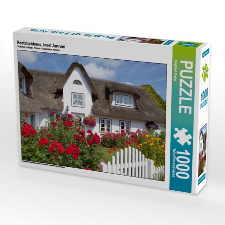 CALVENDO Puzzle CALVENDO Puzzle Reetdachhaus Пазл CALVENDO Пазл дом с соломенной крышей