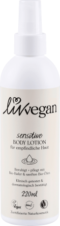 LivVegan (Лив Веган) LivVegan (Лив Веган) Bodylotion Лосьон для тела Sensitive для чувствительной кожи , 220 мл