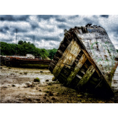 CALVENDO Puzzle CALVENDO Puzzle Das alte Boot Пазл CALVENDO Puzzle Старая лодка