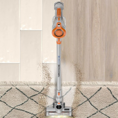 TurboTronic by Z-Line TurboTronic by Z-Line Akku-Hand-und Stielstaubsauger >8 kpa, 45 Min. Laufzeit, ultra-Leichtgewicht Boden Staubsauger, 120 W, beutellos, kabelloser Handsauger mit Wandhalterung rot Беспроводной ручной пылесос TurboTronic by Z-Line &amp;gt