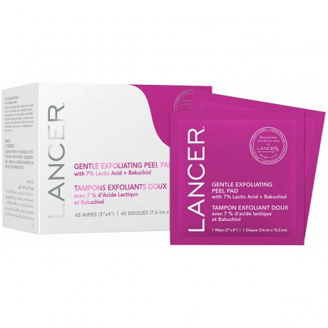 Lancer Gentle Exfoliating Peel Pads  Нежные отшелушивающие подушечки для пилинга