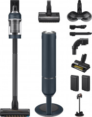 Samsung Samsung Akku-Bodenstaubsauger BESPOKE Jet pro extra VS20A95973B/WA, blau, 580 W, beutellos  Беспроводной пылесос Samsung с контейнером BESPOKE Jet pro extra VS20A95973B/WA, синий, 580 Вт, без мешка