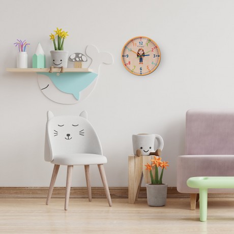 Bresser Junior Kinder-Wanduhr Детские настенные часы