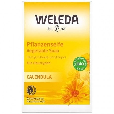 Weleda Calendula Pflanzenseife  Растительное мыло с календулой