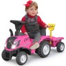 Jamara Rutscher New Holland T7 Traktor pink Трактор Rider New Holland T7 розовый