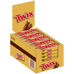 Twix (Твикс) Шоколадные батончики 25 штук x 50 г, 1250 грамм