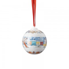 Hutschenreuther Hutschenreuther Jahresartikel Weihnachten 2022 Porzellankugel  'Weihnachtsabend' h: 6 cm Ежегодная статья Hutschenreuther Рождество 2022 Фарфоровый шар "Сочельник" высота: 6 см