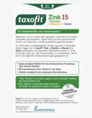 taxofit Zink+ Histidin + Vitamin C + Selen Tabletten 40 St, 31,2 g Цинк + гистидин + витамин С + селен таблетки 40 штук