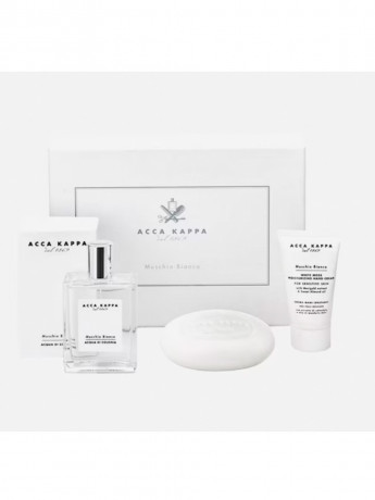 Acca Kappa White Moss Gift Set Eau de Cologne, Soap & Hand Cream  Подарочный набор White Moss: одеколон, мыло и крем для рук