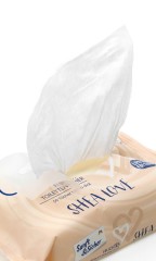 Sanft&amp;Sicher Toilettenpapier feucht Shea Love 3x50 Stück, 150 St Влажная туалетная бумага