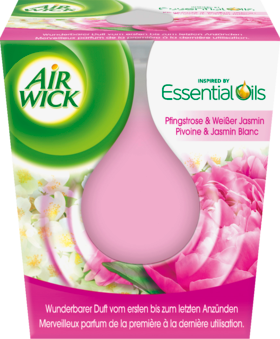 AirWick Аромо-свеча Essential  масло Infusion Pfingstrose и weißer Jasmin, 1 шт