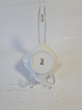 Пепельница винтажная Bavaria "Бад Кроцинген", фарфор, 8 х 8 см, Германия, 1960-70гг.