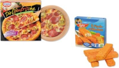 Chr. Tanner Spiellebensmittel Dr. Oetker Pizza  Iglo Fischstabchen играть в еду доктор Рыбные палочки Oetker Pizza Iglo