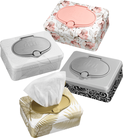 Sanft&Sicher Feuchtes Toilettenpapier Deluxe Kamille Box, Влажная Туалетная бумага Ромашка	 Запасная упаковка + Box, 50 шт