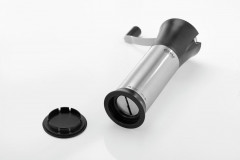 GEFU GEFU Muskatmuchle MOSCATA  schwarz/ silber GEFU Мускатный орех МОСКАТА