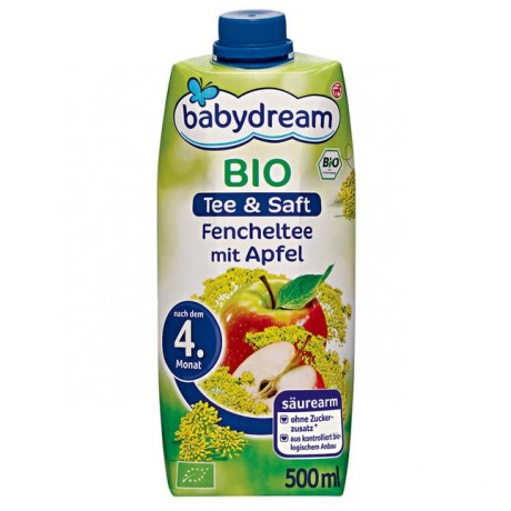 babydream Bio Чай & Saft FenchelЧай mit Apfelsaft 500 ml