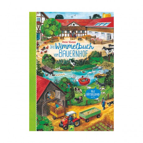 Schwager Steinlein Verlag Das Wimmelbuch vom Bauernhof Книга поиска предметов с фермы