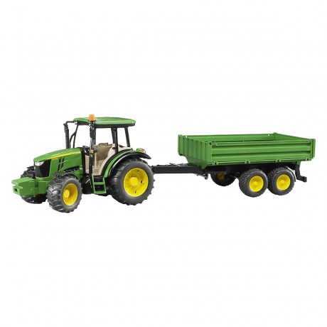 Bruder BRUDER 2108 John Deere 5115M mit Bordwandanhanger 1:16 BRUDER 2108 John Deere 5115M с прицепом 1:16