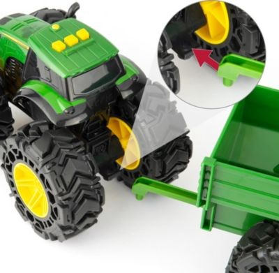 TOMY Monster Tread Traktor mit Anhanger Трактор Monster Tread с прицепом