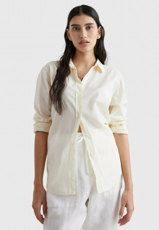 Tommy Hilfiger Button-down blouse ecru Блузка на пуговицах экрю