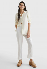 Tommy Hilfiger Button-down blouse ecru Блузка на пуговицах экрю