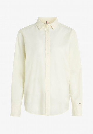 Tommy Hilfiger Button-down blouse ecru Блузка на пуговицах экрю