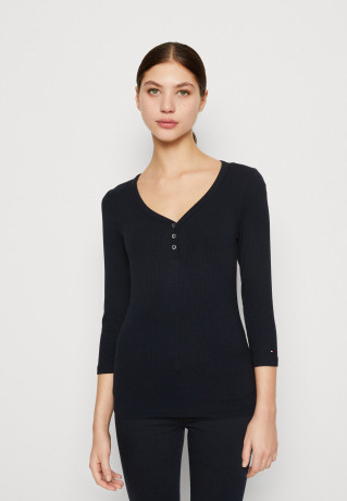 Tommy Hilfiger SLIM Long sleeved top desert sky SLIM Топ с длинными рукавами небо пустыни