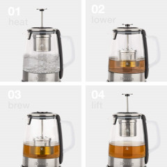 H.Koenig Wasserkocher TI600 Teekocher mit Temperatur-Regelung, 2200 W Чайник H.Koenig TI600 с регулировкой температуры, 2200 Вт