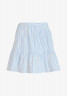 Tommy Hilfiger STRIPE TIERED MINI Mini skirt summer pop prep stp  vessel blue STRIPE TIERED MINI Мини-юбка летний поп prep stp судно синее