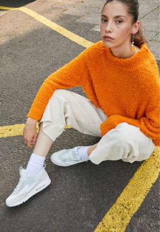 Nike Sportswear W AIR MAX 90 FUTURA Sneaker low summit white/light bone/phantom/sail/palest purple W AIR MAX 90 FUTURA кроссовки женские низкие вершина белая/светлая кость/фантом/парус/бледно-фиолетовый