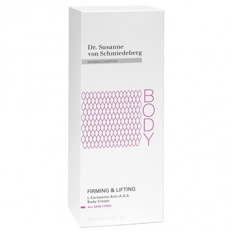 Dr. Susanne von Schmiedeberg FIRMING & LIFTING  L-Carnosine Anti-A.G.E. Body Cream  УКРЕПЛЯЮЩИЙ И ПОДТЯГИВАЮЩИЙ L-карнозин Anti-A.G.E. крем для тела